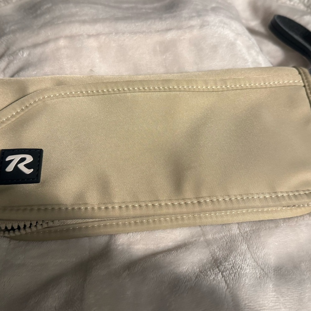 Riveter Nylon Wristlet in Beige